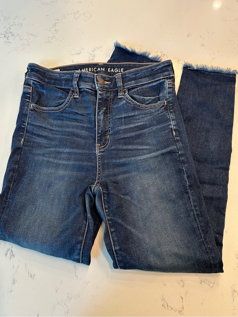 American Eagle Outfitters Super Hi-Rise Jegging Crop Jeans size 4 regular